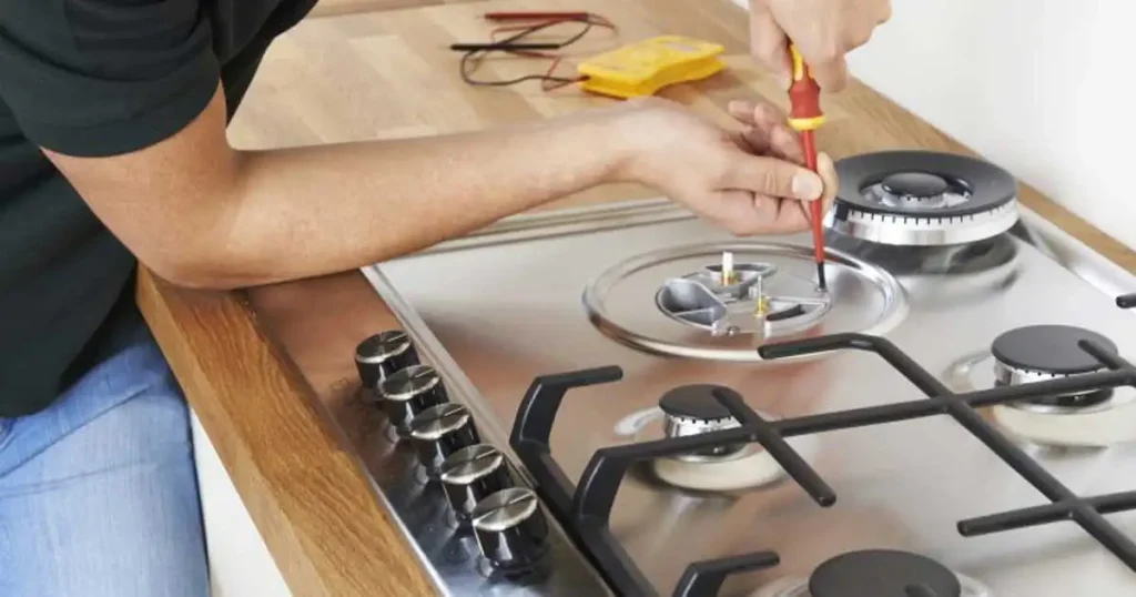 تعمیر اجاق گاز رومیزی در وردآورد